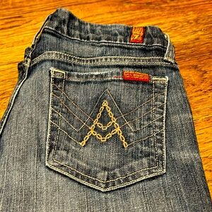 😍❤️HP❤️😍7 For All Mankind A Pocket Flare Jeans